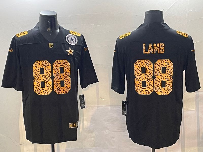 Men Dallas Cowboys #88 Lamb Black 2024 Nike Limited NFL Jersey style 01081